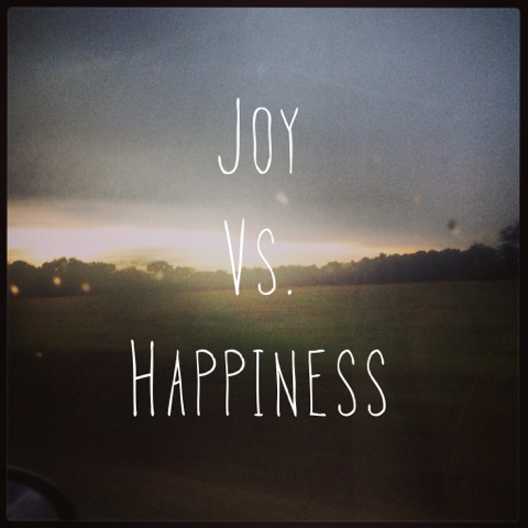 happy vs joy