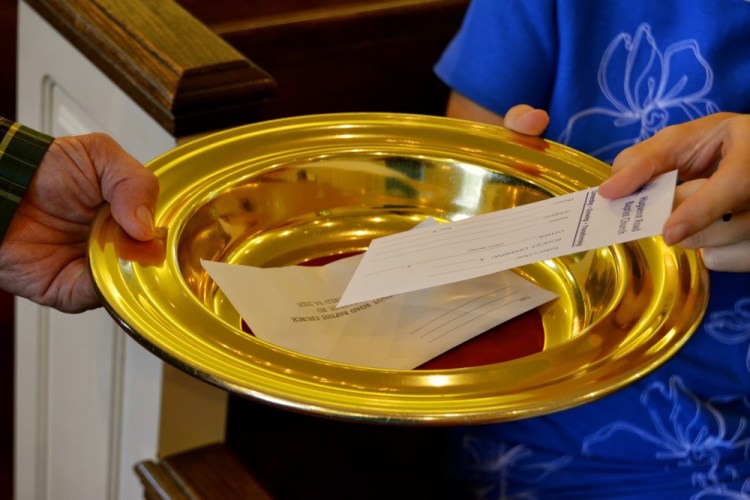 offering plate